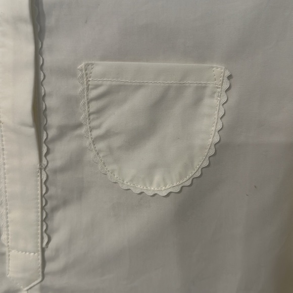 Victoria Beckham for target S long sleeve white shirt nwt with beautiful details - Picture 2 of 8